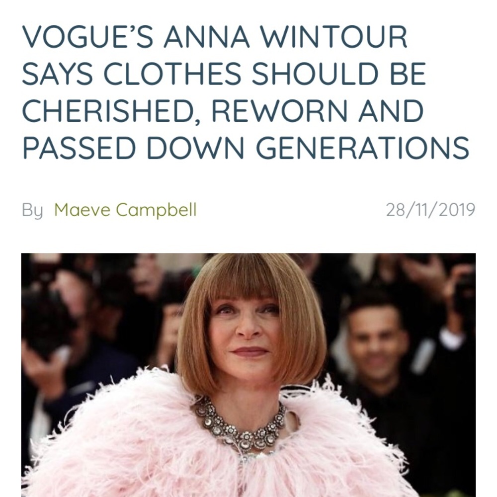Thanks for supporting sustainable fashion.